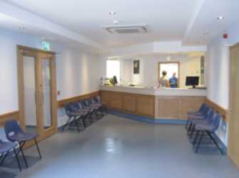 picture of The reception area at Livingston